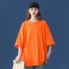 Basic 100% Cotton T Shirt Women Summer New Oversized Solid Tees 7 Color Casual Loose Tshirt Korean O Neck Female Tops - Image 4