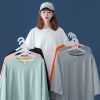 Basic 100% Cotton T Shirt Women Summer New Oversized Solid Tees 7 Color Casual Loose Tshirt Korean O Neck Female Tops - Image 6