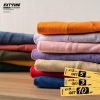 Extfine 100% Combed Cotton Short Sleeve T-shirt Men 2021 Summer Casual Tshirt Women Basic Harajuku Soft T Shirt Tops Tee - Image 3