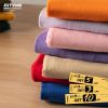 Extfine 100% Combed Cotton Short Sleeve T-shirt Men 2021 Summer Casual Tshirt Women Basic Harajuku Soft T Shirt Tops Tee - Image 4