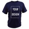 EU Size 100% Cotton Custom T Shirt Make Your Design Logo Text Men Women Print Original Design High Quality Gifts Tshirt - Image 14