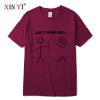 XINYI Men's T-shirt 100% cotton high quality casual Funny design print men T shirt casual knitted mens t-shirt tee shirts tops - Image 3