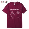 XINYI Men's T-shirt 100% cotton high quality casual Funny design print men T shirt casual knitted mens t-shirt tee shirts tops - Image 14