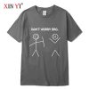 XINYI Men's T-shirt 100% cotton high quality casual Funny design print men T shirt casual knitted mens t-shirt tee shirts tops - Image 15