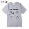 XINYI Men's T-shirt 100% cotton high quality casual Funny design print men T shirt casual knitted mens t-shirt tee shirts tops - Image 13