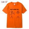 XINYI Men's T-shirt 100% cotton high quality casual Funny design print men T shirt casual knitted mens t-shirt tee shirts tops - Image 23