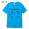 XINYI Men's T-shirt 100% cotton high quality casual Funny design print men T shirt casual knitted mens t-shirt tee shirts tops - Image 10
