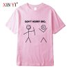 XINYI Men's T-shirt 100% cotton high quality casual Funny design print men T shirt casual knitted mens t-shirt tee shirts tops - Image 2