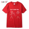 XINYI Men's T-shirt 100% cotton high quality casual Funny design print men T shirt casual knitted mens t-shirt tee shirts tops - Image 26