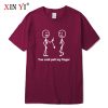 XIN YI Men's T-shirt High Quality100% cotton Funny street clothes Print men t-shirt casual loose o-neck men t-shirt male tee top - Image 18