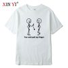 XIN YI Men's T-shirt High Quality100% cotton Funny street clothes Print men t-shirt casual loose o-neck men t-shirt male tee top - Image 5