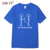 XIN YI Men's T-shirt High Quality100% cotton Funny street clothes Print men t-shirt casual loose o-neck men t-shirt male tee top - Image 12